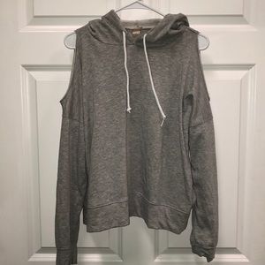 Mossimo Women’s Hoodie with cutout shoulders